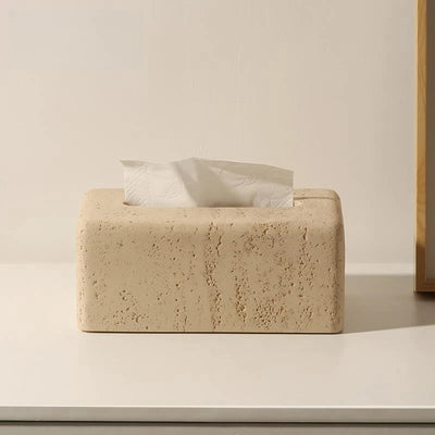 AUREA™ Travertine Tissue Box