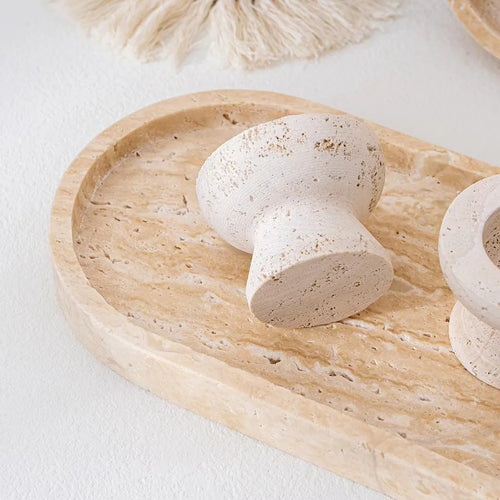 AUREA™ Travertine Zeepschaal
