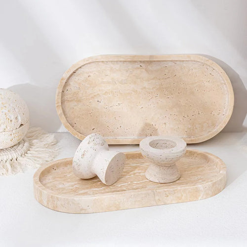 AUREA™ Travertine Zeepschaal