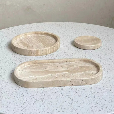 AUREA™ Travertine Zeepschaal
