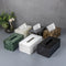 SAIDKOCC 25x14x10CM Natuurlijke Marmeren Steen Jade Onyx Donker Koffie India Groene Travertijn Grote Tissue Box Opbergorganisatie Case