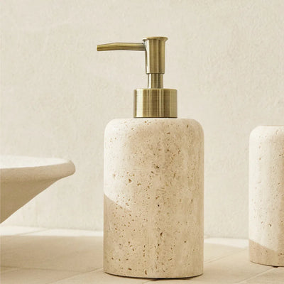 AUREA™ Travertine Zeepdispenser