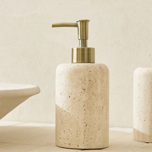 AUREA™ Travertine Zeepdispenser