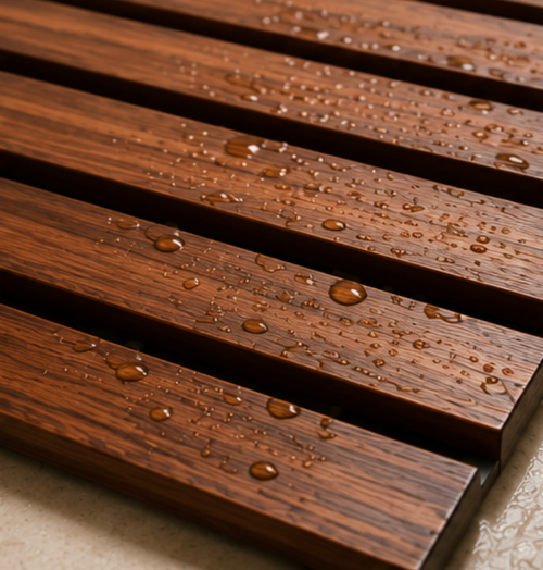 TERRA™ Opvouwbare Teakhouten Badmat