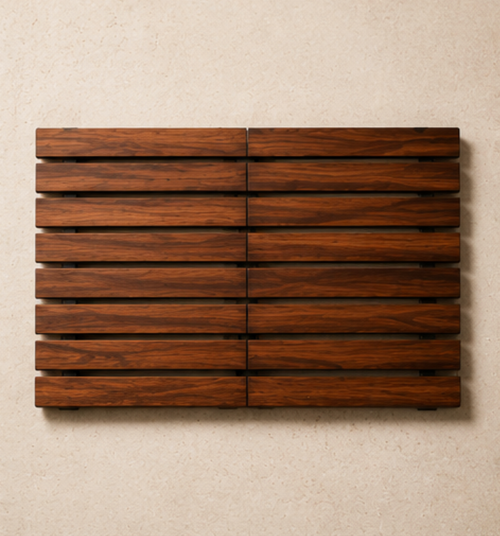 TERRA™ Opvouwbare Teakhouten Badmat